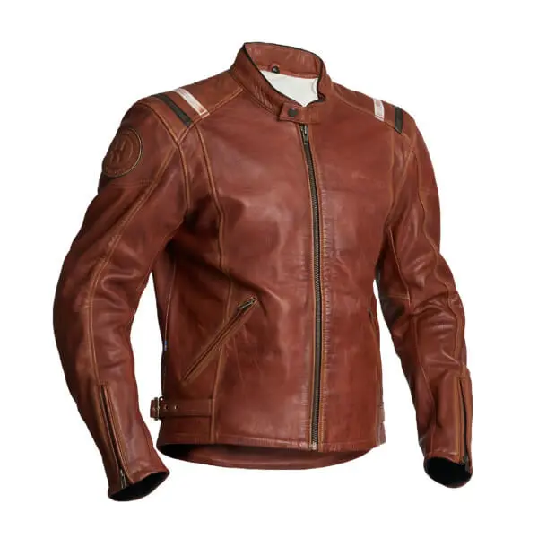 Halvarssons Skalltorp Leather Jacket Cognac Size 58