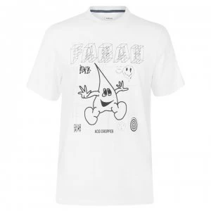 Farah Vintage Farah Smiley T Shirt Mens - 104 WHITE