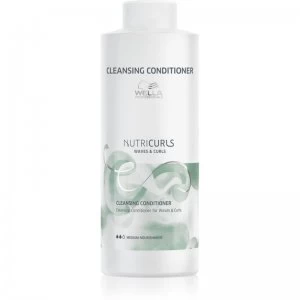 Wella Professionals Nutricurls Waves & Curls Cleansing Conditioner For Wavy And Curly Hair 1000ml