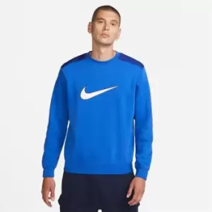 Nike Nsw Sp Flc Crew Bb - Blue