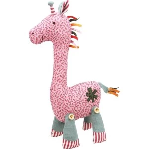 Giraffe Woven Fabric Plush