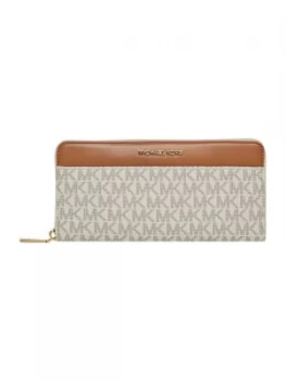 Michael Kors Mercer zip around purse Neutral