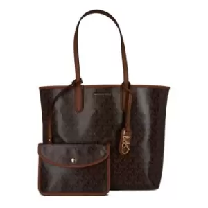 Michael Kors Eliza Monogram Tote Bag - Brown