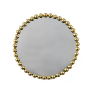 Annadel Round Mirror 80cm Gold Effect