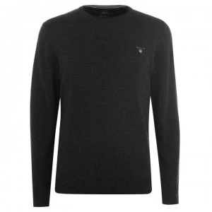 Gant Lightweight Crew Jumper - Charcoal 095