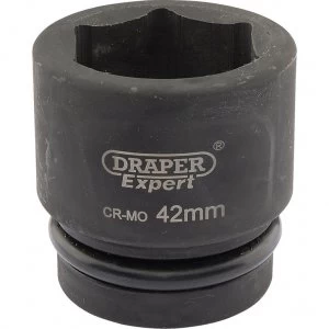 Draper Expert 1" Drive Hexagon Impact Socket Metric 1" 42mm