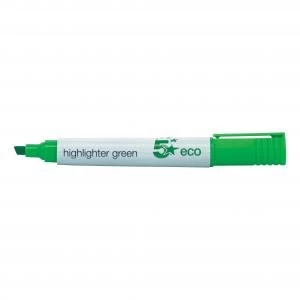 Eco Highlighter 1 5mm Line Green Pack 10 938055