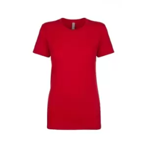 Next Level Womens/Ladies Boyfriend T-Shirt (L) (Red)