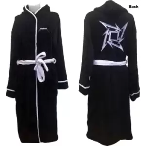 Metallica - Load/Reload Star Unisex Large - X Large Bathrobe - Black