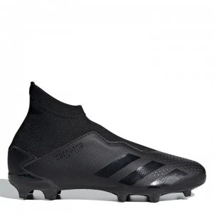 adidas Predator 20.3 Laceless Junior FG Football Boots - Black