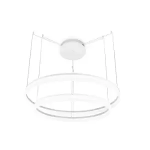 Grok Integrated LED Small Ceiling Pendant Light White