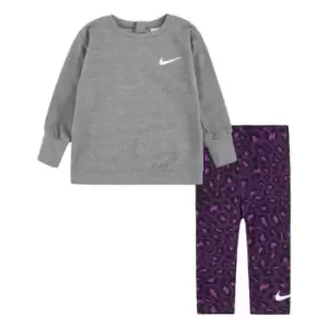 Nike Leopard Set Bb32 - Purple