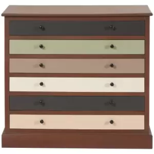 Arezzo 6-Drawer Reclaimed Look Drawer Unit Sage