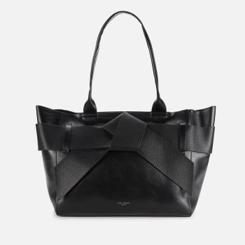 Ted Baker Womens Jimma PU Large Tote Bag - Black