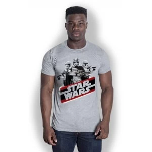 Star Wars - Episode VII Phasma Mens Small T-Shirt - Grey