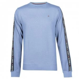 Tommy Bodywear Tape Logo Sweater - Blue 450