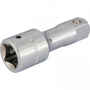 Draper 3/4" Drive Polished Chrome Socket Extension Bar 3/4" 100mm