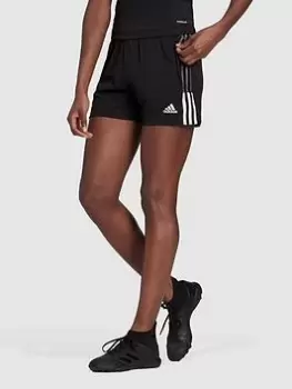 adidas Womens Tiro 21 Shorts - Black, Size L, Women