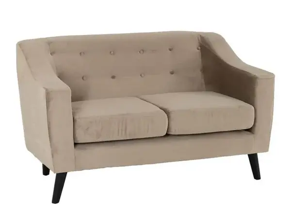 Seconique Ashley Oyster Velvet 2 Seater Sofa