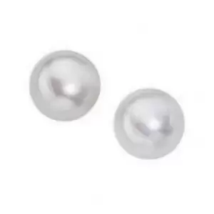 Beginnings Sterling Silver White Freshwater 6.57mm Stud Earrings E3065W