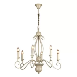 Principesa Multi Arm Chandeliers Ivory