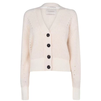 Scotch and Soda Chunky Knit Cardigan - Cream 0171