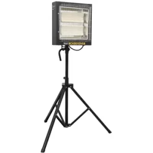 CH30110VS Ceramic Heater with Telescopic Tripod Stand 1.2/2.4kW - 110V - Sealey