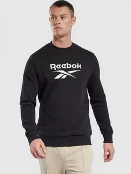 Reebok Classic Vector Crew, Black Size M Men