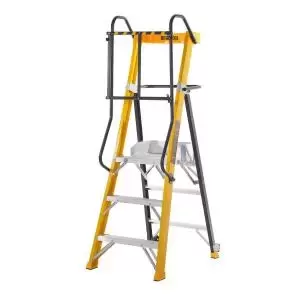 Climb-It Glass Fibre Podium Step 3 Tread 150kg Yellow Black GFP53Z