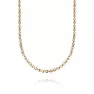 Treasures Sunburst Chain 18ct Gold Plated Necklace TN06_GP