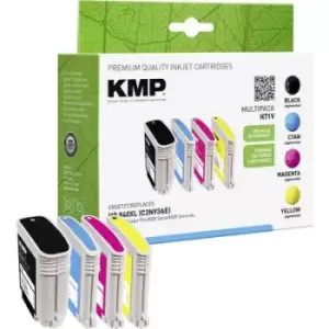 KMP Ink cartridge replaced HP 940 XL Compatible Set CMYK H71V 1715,4005