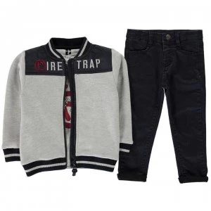 Firetrap 3 Piece Trouser Set Infant Boys - Navy