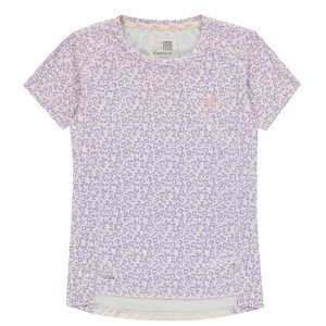 Karrimor X Race Short Sleeve T Shirt Junior Girls - Orchard AOP