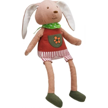 Miss Rabbit Woven Fabric Plush