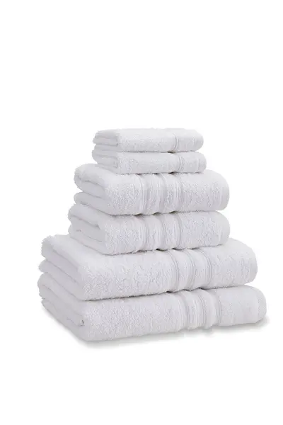 Catherine Lansfield 'Zero Twist' Cotton 6 Piece Towel Bale White