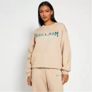 I Saw It First Reclaim Sustainable Staples Oversized Sweatshirt - Brown