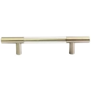 BQ Satin Nickel Effect T Bar Furniture Handle Pack of 1