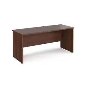 Office Desk Rectangular Desk 1600mm Panel End Leg Walnut Tops 600mm Depth Maestro 25