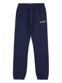 Jack Wills Boys Collegiate Oversized Joggers - Navy, Size 3-4 Years