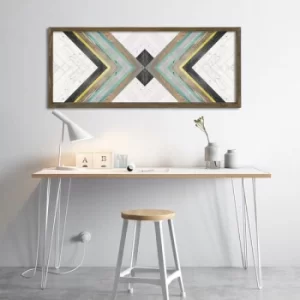 TAH077 Multicolor Decorative Framed MDF Painting