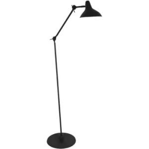 Sienna Box Task Floor Lamp Black Matt Rough