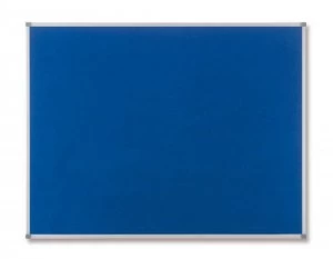 Nobo 900 x 600mm Classic Felt Noticeboard Blue