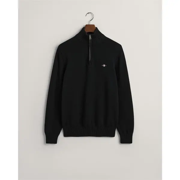 Gant Casual Cotton Half-Zip - Black 2XL