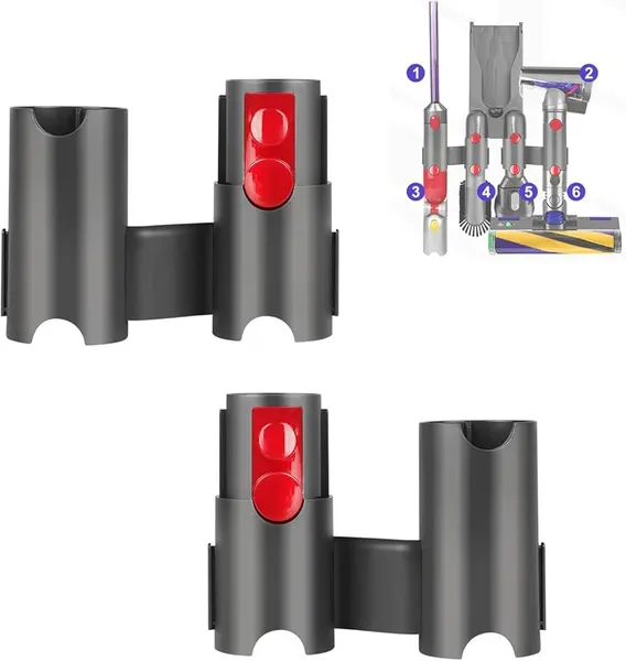 HOOPZI Hoopzi - Holder for Dyson V11 V10 V8 V7 V15 Vacuum Cleaner, Docks Station Storage Holder Replacement Accessories Accessory Wall Mount for Dyson