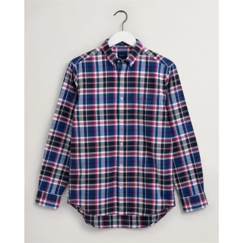 Gant Check Oxford Shirt Mens - Evening 433