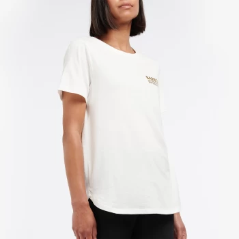 Barbour International Womens Ellenbrook T-Shirt - Chantilly - UK 14