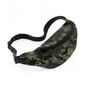 Bagbase Adjustable Belt Bag (2.5 Litres) (Pack of 2) (One Size) (Jungle Camo)