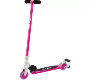 RAZOR S Spark Sport Folding Kids Kick Scooter - Pink