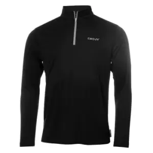 DKNY Golf Kensington Quarter Zip Top Mens - Black