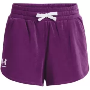 Under Armour Armour Rival Fleece Shorts Womens - Purple